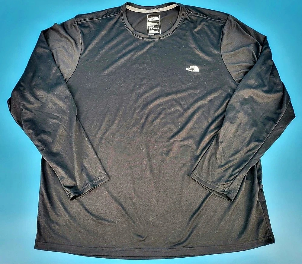 The North Face T292 Men's Black Long Sleeve Shirt Size XL